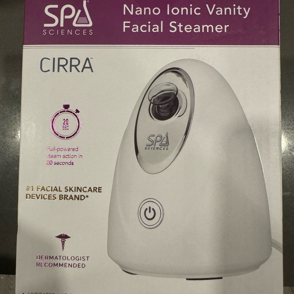 CIRRA Nano Ionic Facial Steamer - White